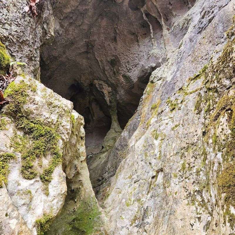 Narrow Trail Sections Winding Along Steep Natural Rock Walls