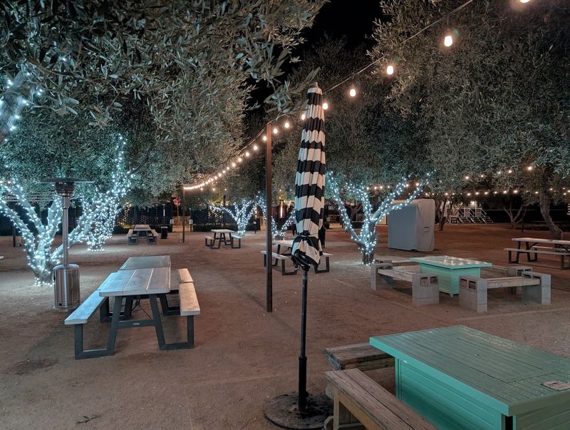 Shady Patios, Fire Pits, And Misters Set A Laid-Back Mood