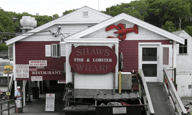 Shaw's Fish And Lobster Wharf, New Harbor