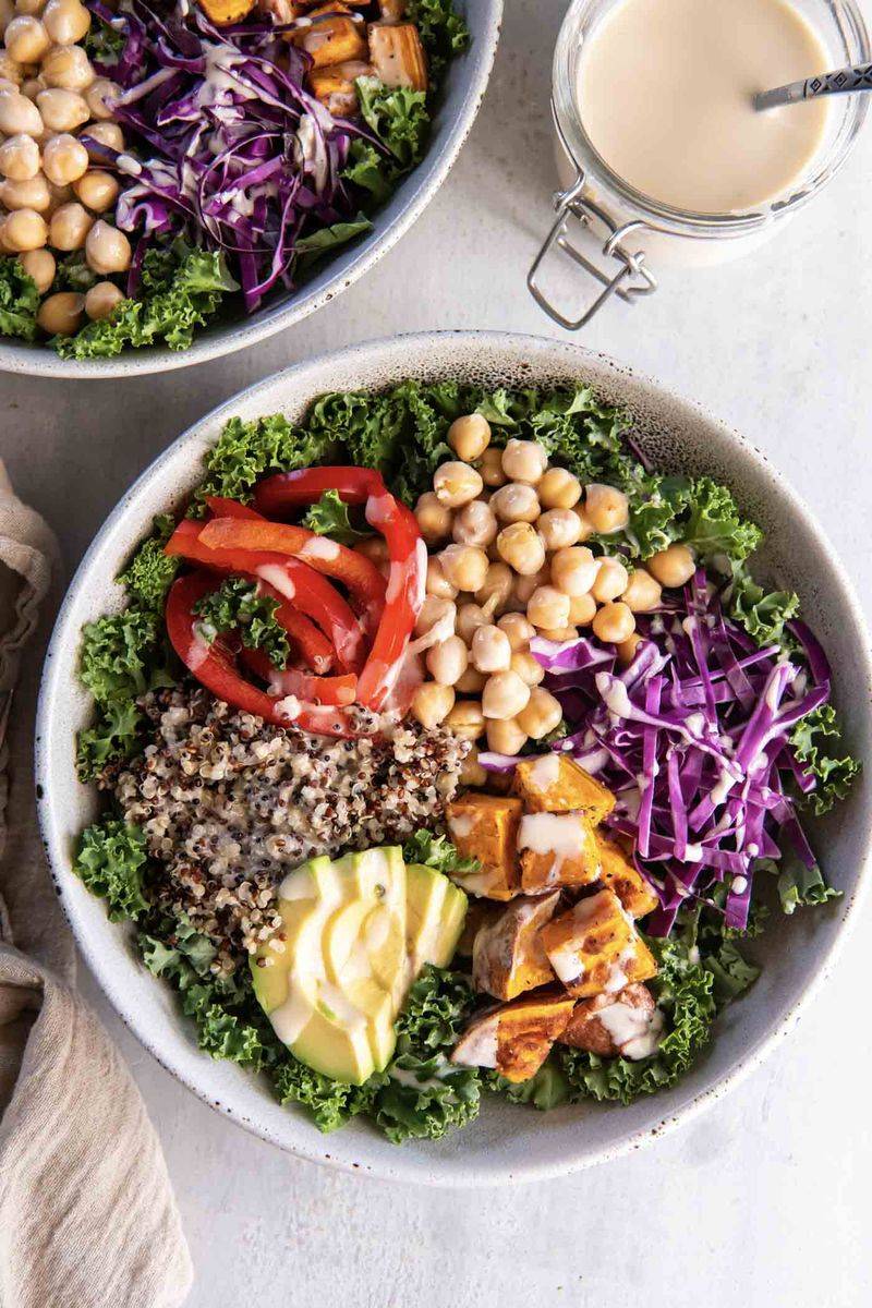 Buddha Bowls with Tahini Drizzle