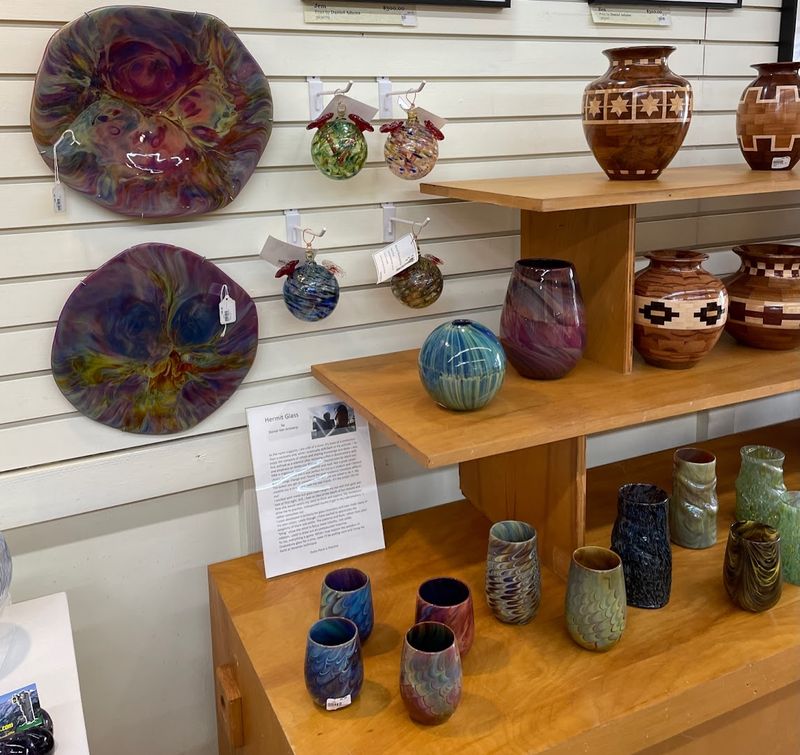 Shelves Filled With Artisan Detail