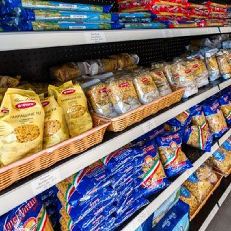 Shelves Of Imported Italian And European Finds