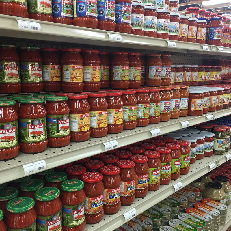 Shelves Stocked From All Over Europe Shelves Stocked From All Over Europe