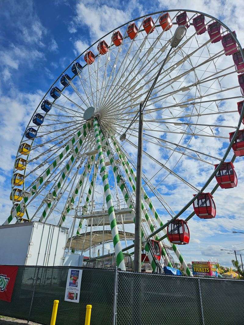 Midway Thrills And Sunset Views