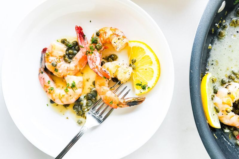 Shrimp Piccata with Capers