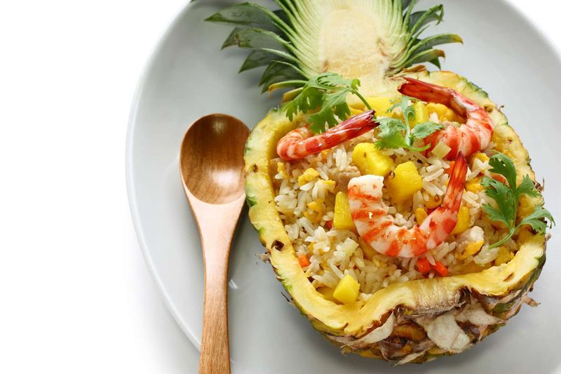 Shrimp Fried Rice with Pineapple