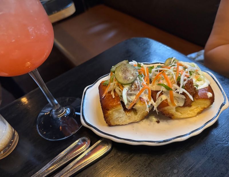 Shrimp Tempura Buns And Country Ham Hush Puppies Round Out The Starter Game