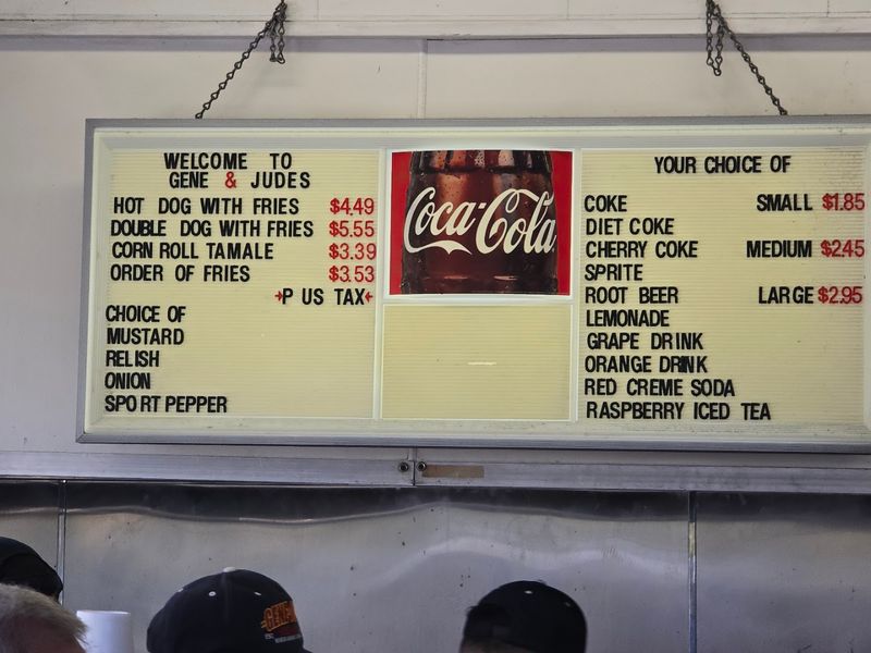 Simple menu confidence