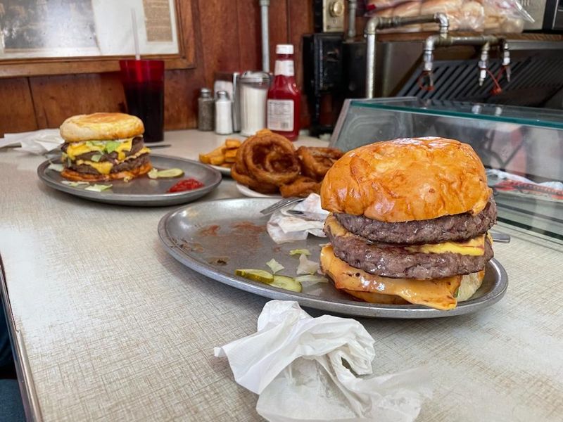 Catch The Olive Burger For Something Salty Savory