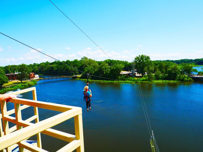 Six Outdoor Zip Lines Add Fresh Air To The Fun Six Outdoor Zip Lines Add Fresh Air To The Fun