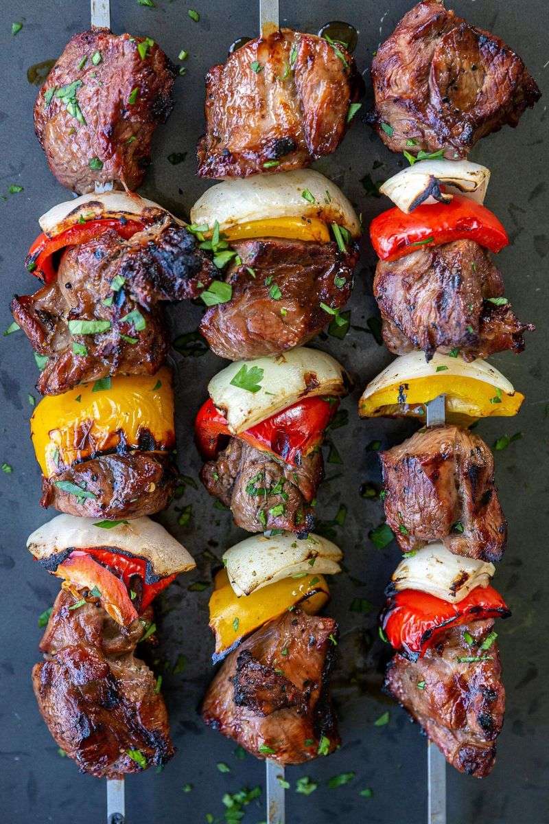 Mediterranean Lamb Kebabs