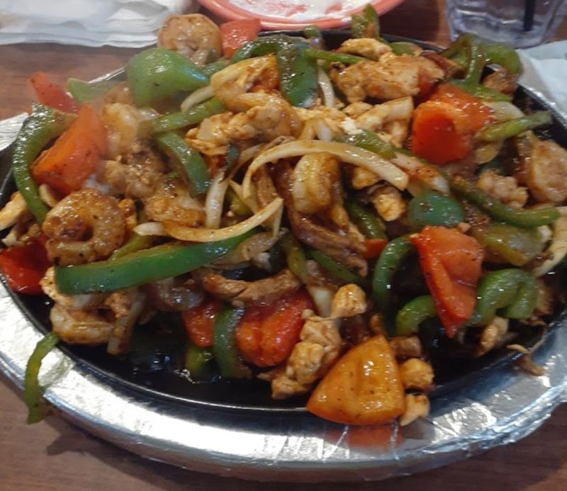 Sizzling Fajitas And A Molcajete Worth The Extra Napkins Sizzling Fajitas And A Molcajete Worth The Extra Napkins