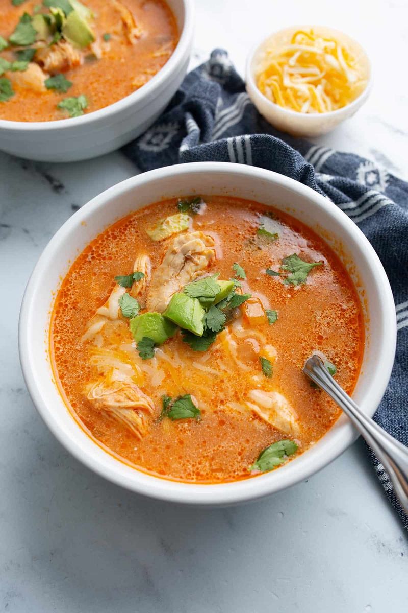 Cozy Chicken Enchilada Soup