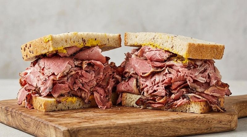 Sky High Triple Deckers Stacked With Pastrami