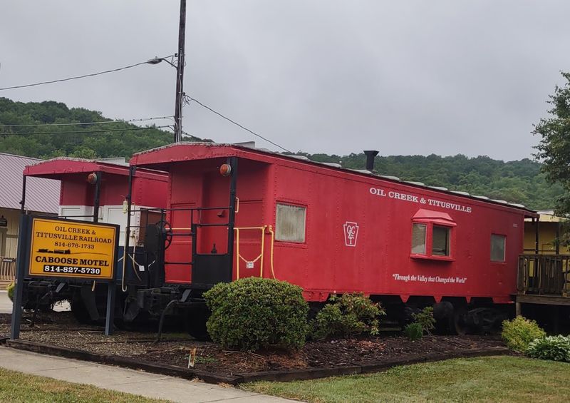 Sleeping In A Caboose Across The Street Sleeping In A Caboose Across The Street
