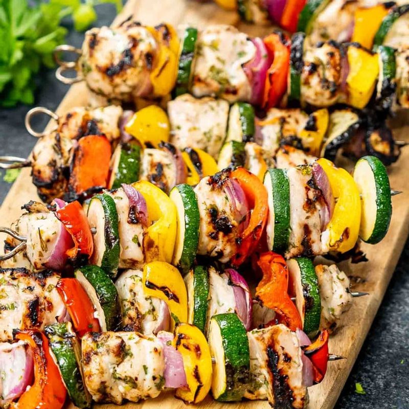 Grilled Chicken Skewers
