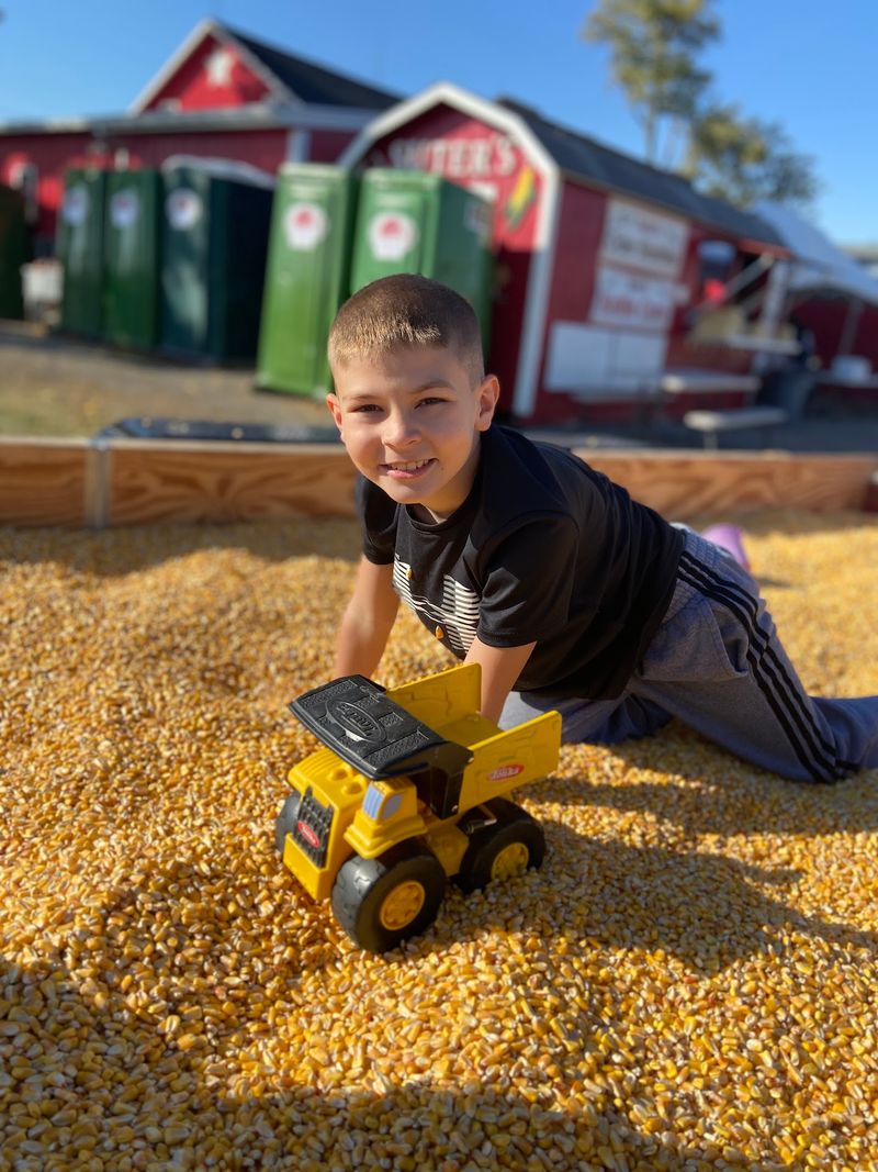 Slides, Corn Boxes, And Little Kid Heaven