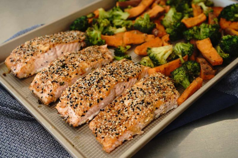 Sheet Pan Salmon and Veggies: Omega-3 Made Easy