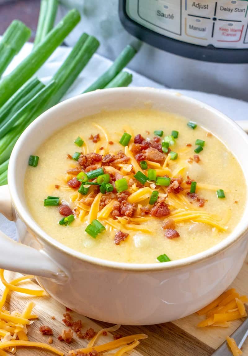 Instant Pot Loaded Potato Soup
