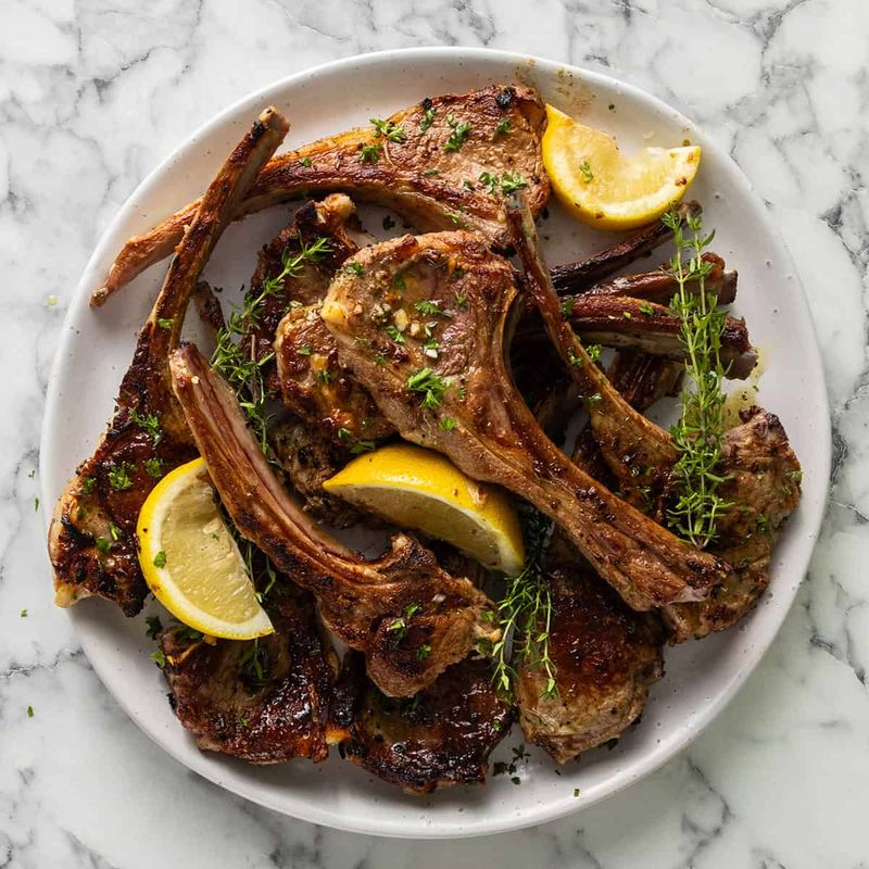 Mediterranean Lamb Chops