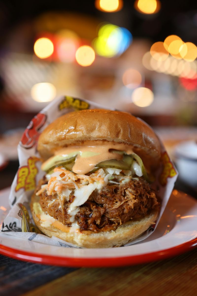Smoked Chicken BBQ Sandwich Smoked Chicken BBQ Sandwich