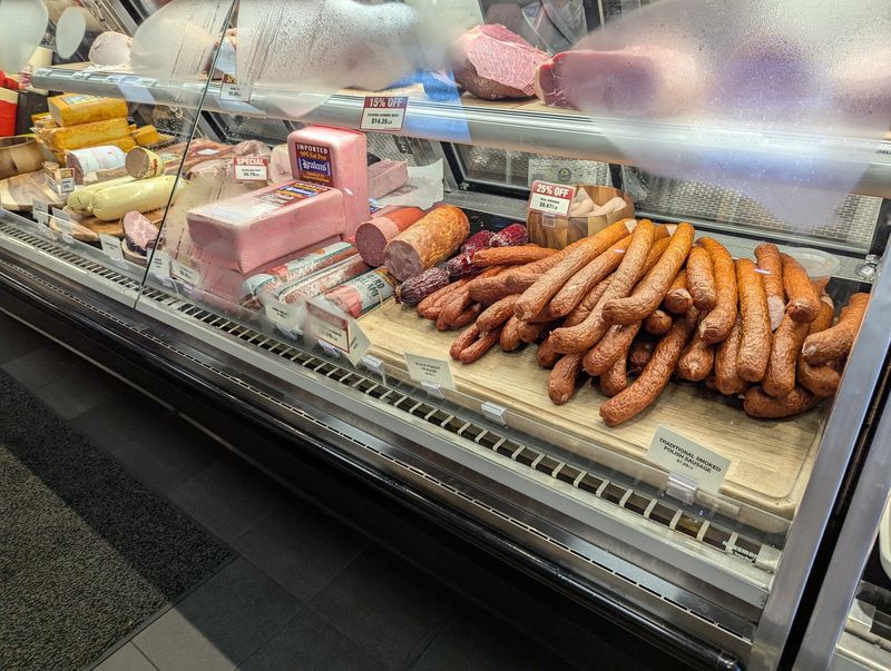 Smoked Kielbasa Filling the Case Smoked Kielbasa Filling the Case
