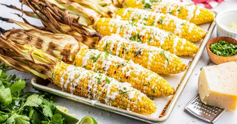 Sweet Corn With Lime Butter