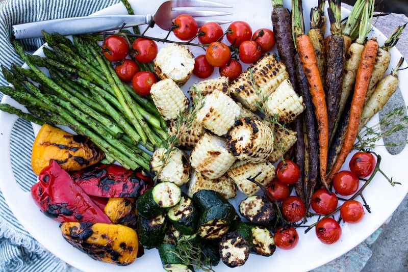 Rainbow Grilled Vegetable Platter