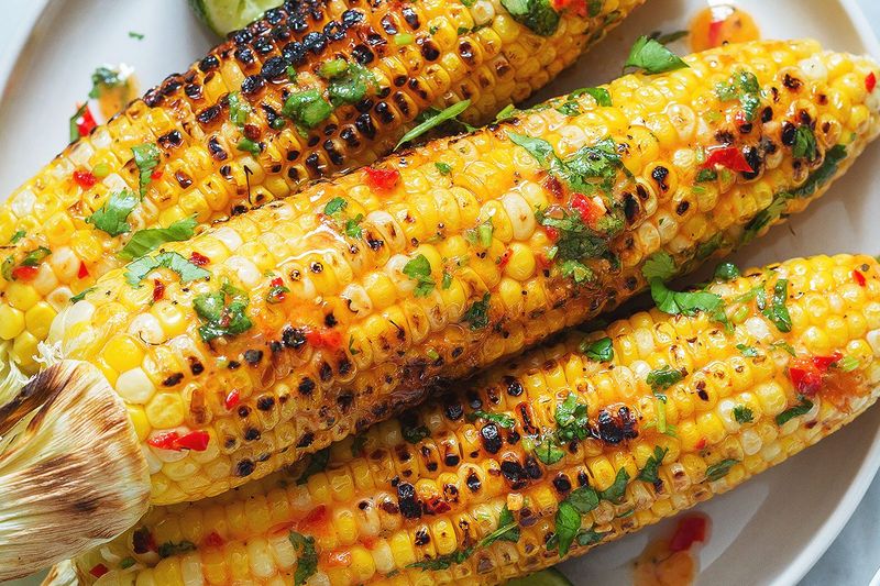 Grilled Corn with Chili-Lime Butter