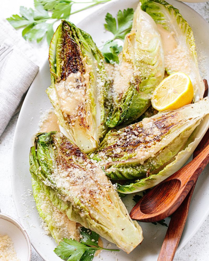 Flame-Kissed Romaine Salad