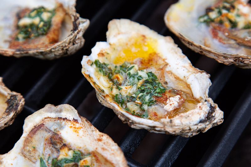 Grilled Garlic Parmesan Oysters