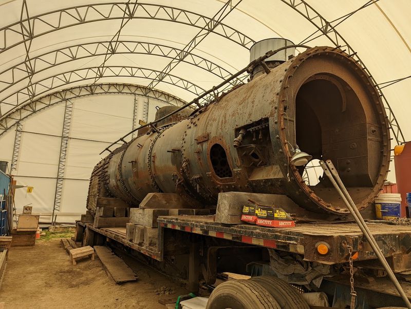 A Steam Engine Restoration In Progress