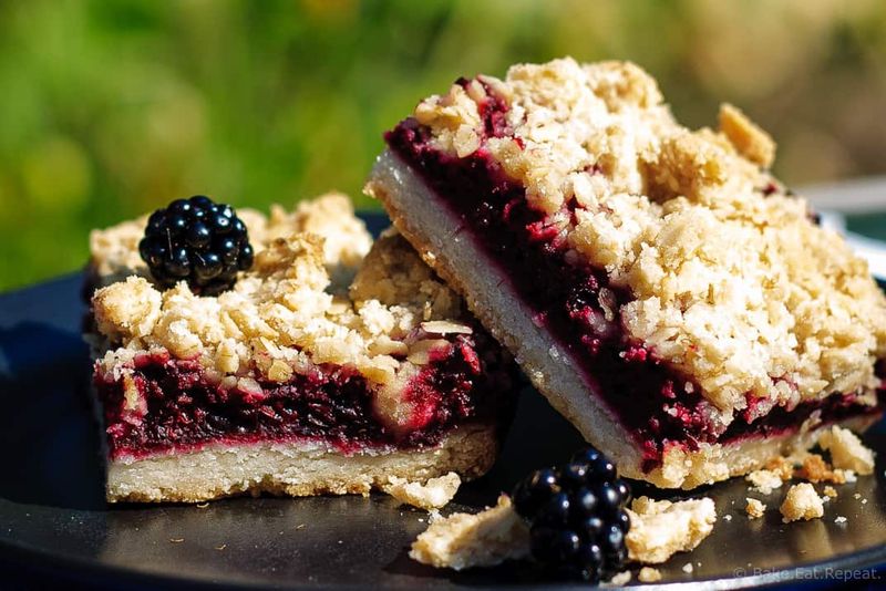 Blackberry Crumb Bars