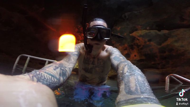 Snorkeling Inside A Cave Unlike Any Other Snorkeling Inside A Cave Unlike Any Other