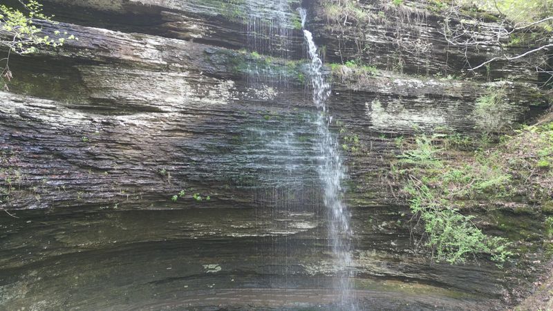 Soft Cascades Framed By Arkansas Woods