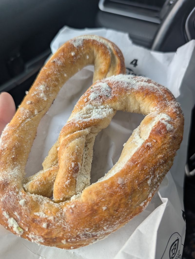 Soft Pretzels Sold Right Out Front