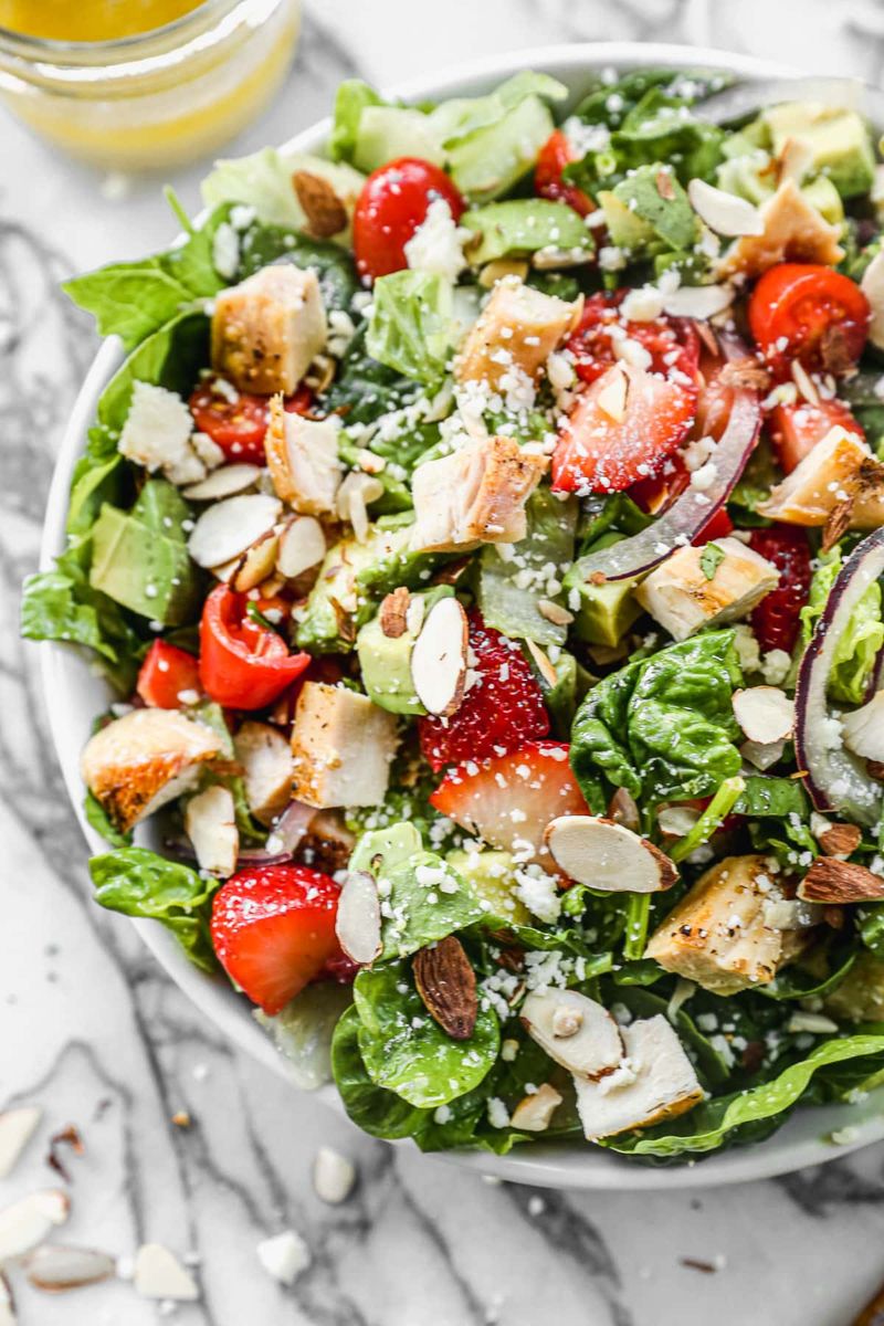 Dry Chicken & Rice vs. Grilled Chicken Salad With Vinaigrette