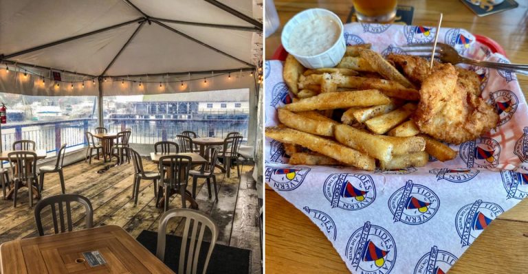 Some Washington Afternoons Call For Old-School Fish And Chips Right On The Water