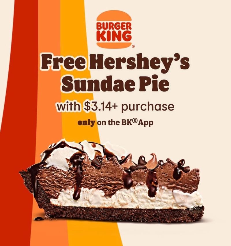 Burger King's HERSHEY'S Sundae Pie