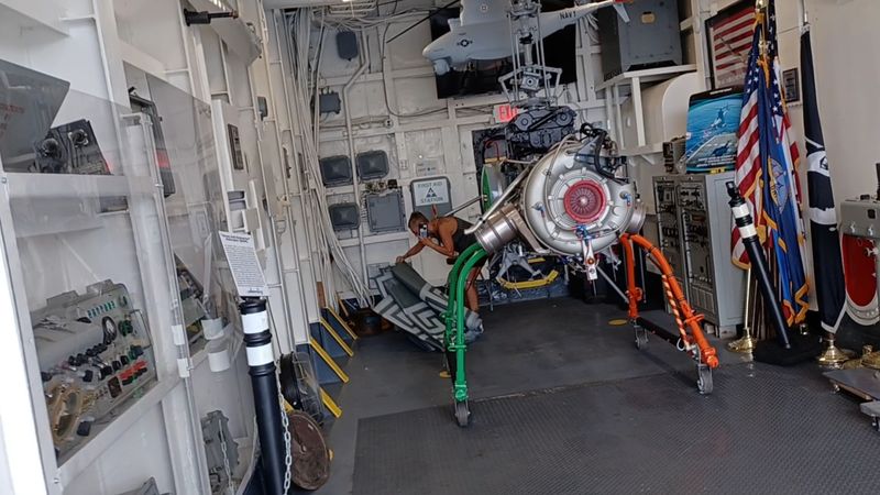 Sound And Motion Sensor Exhibits Throughout The Ship