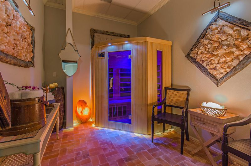 Infrared Sauna Sessions Before Your Salt Soak