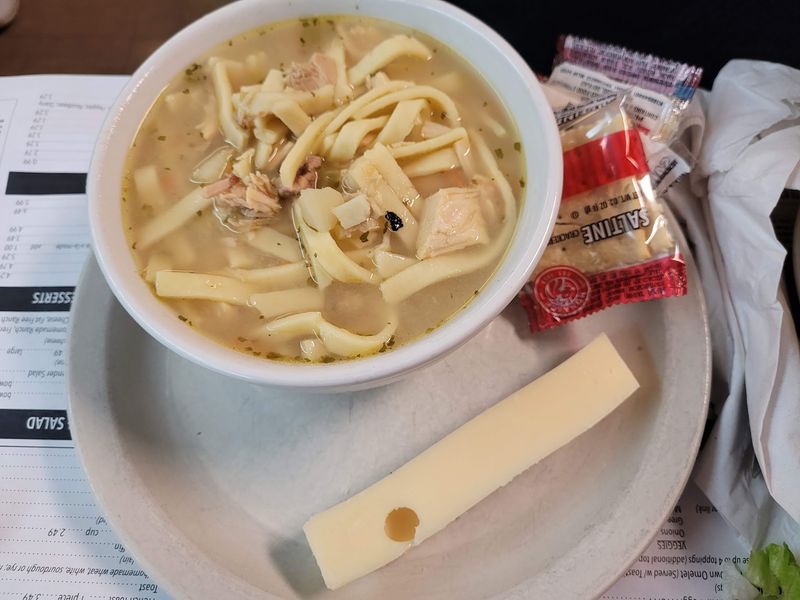 Soup, Chili, And A Chunk Of Swiss