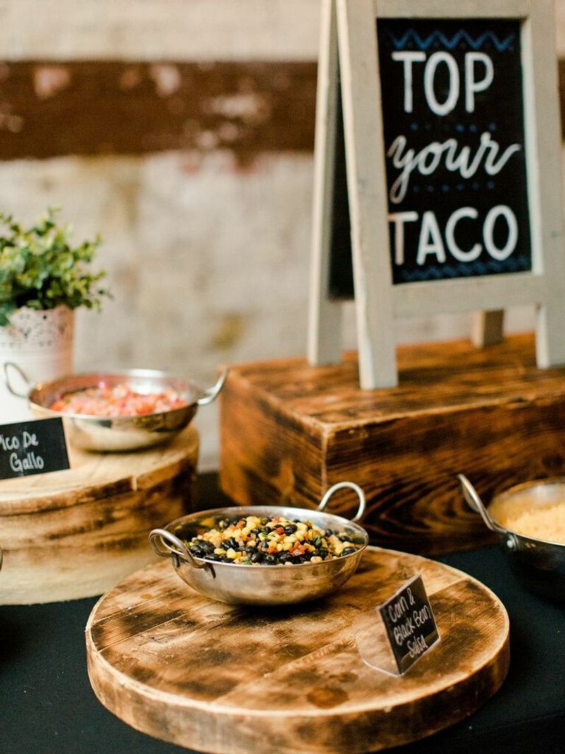 Tacos and Build-Your-Own Stations