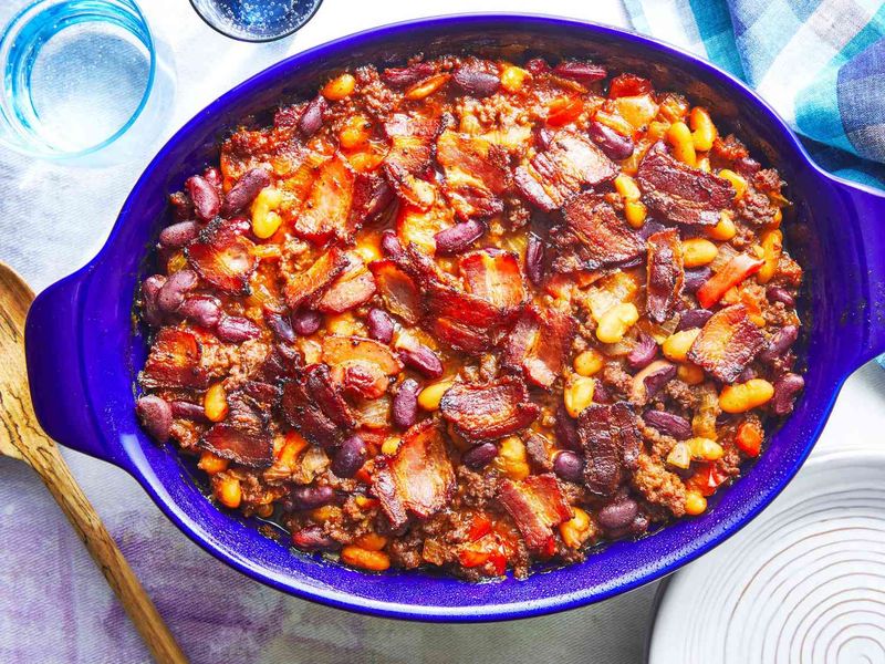 Backyard BBQ Baked Bean Casserole