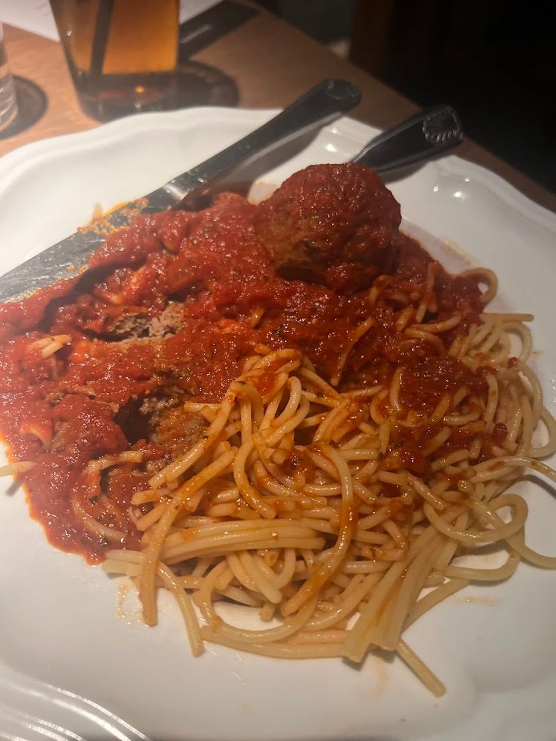 Spaghetti And Meatballs Big Enough To Share