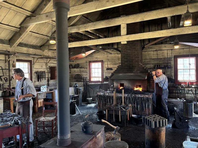 Sparks Flying at the Blacksmith Shop Sparks Flying at the Blacksmith Shop