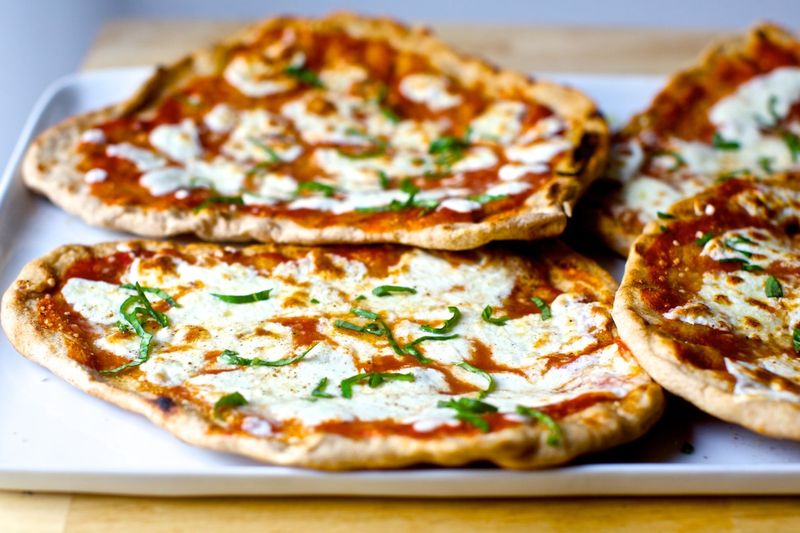 Red, White & Blueberry Grilled Pizza