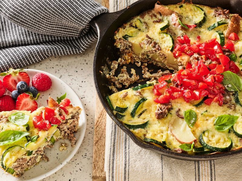Hearty Beef & Vegetable Frittata