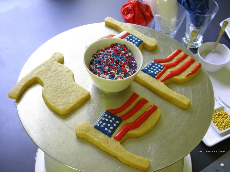 Flag-Themed Sugar Cookies With Royal Icing