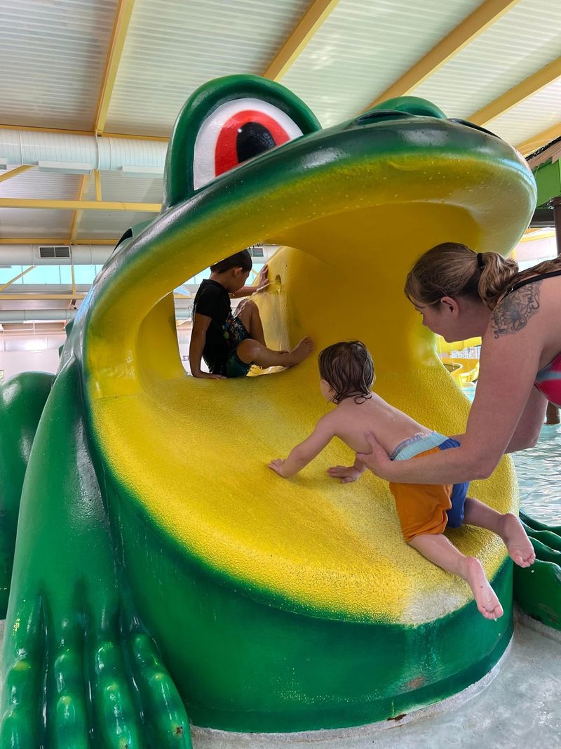 Splash Pad And Froggy Fun For Little Ones
